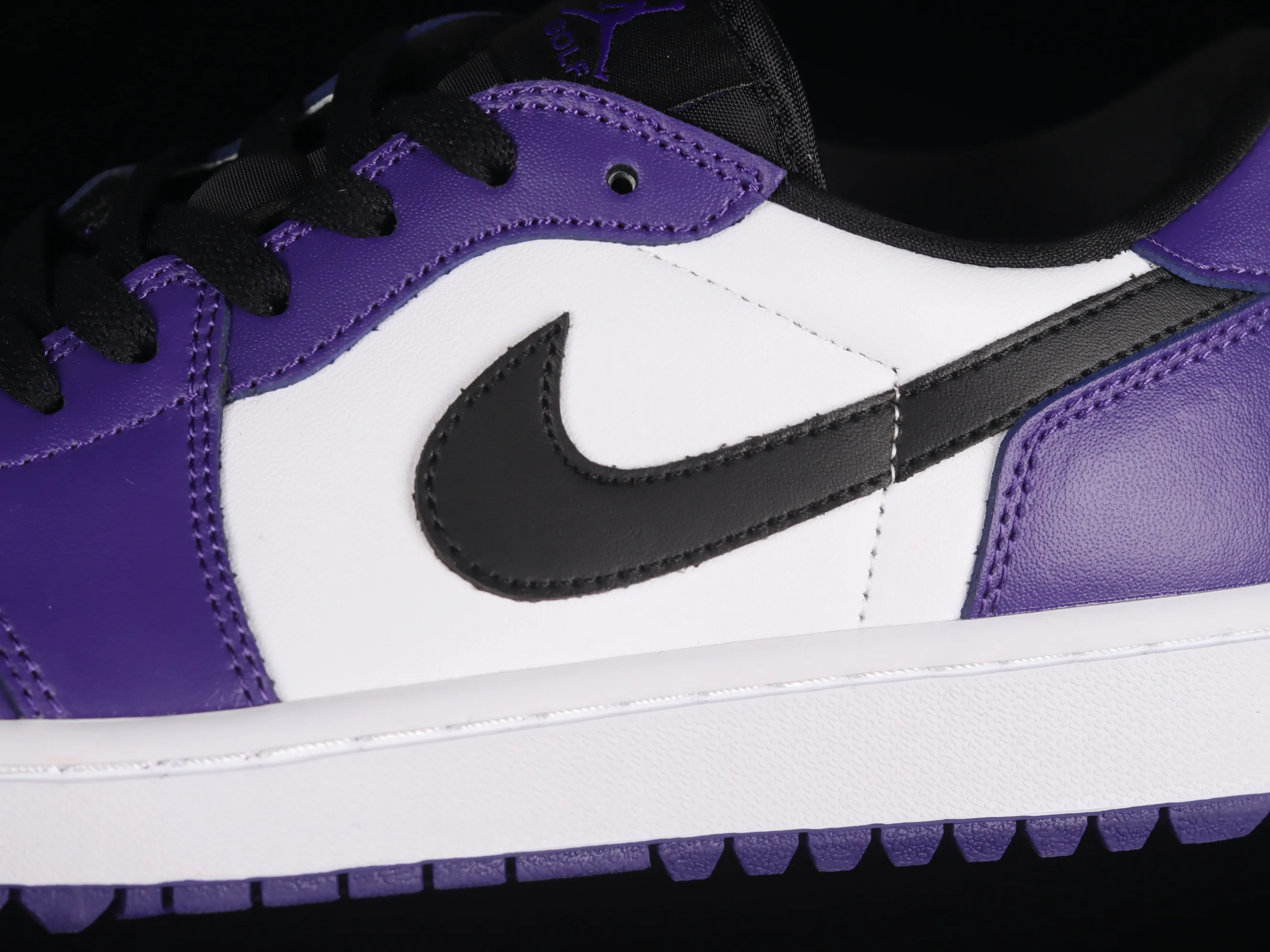 All categories Air Jordan Jordan series basketball shoes Air Jordan 1 Low Z version Air Jordan 1 Low Golf "White Purple" AJ1 Joe 1 new golf version white and purple color DD9315-105